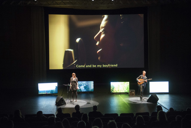 Haus der Kulturen der Welt. Titel: Forecast Festival. Eine internationale Plattform für wegweisende Ideen. 26.-27.2016. Hier: Proben und Eroeffnung am 26.02.16 Copyright: Marcus Lieberenz / bildbuehne.de (Veroeffentlichung nur gegen Honorar und Belegexemplar)